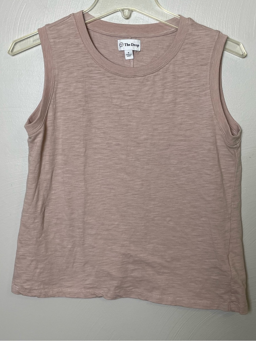 Mauve/ light pink tank top size small 100% Cotton